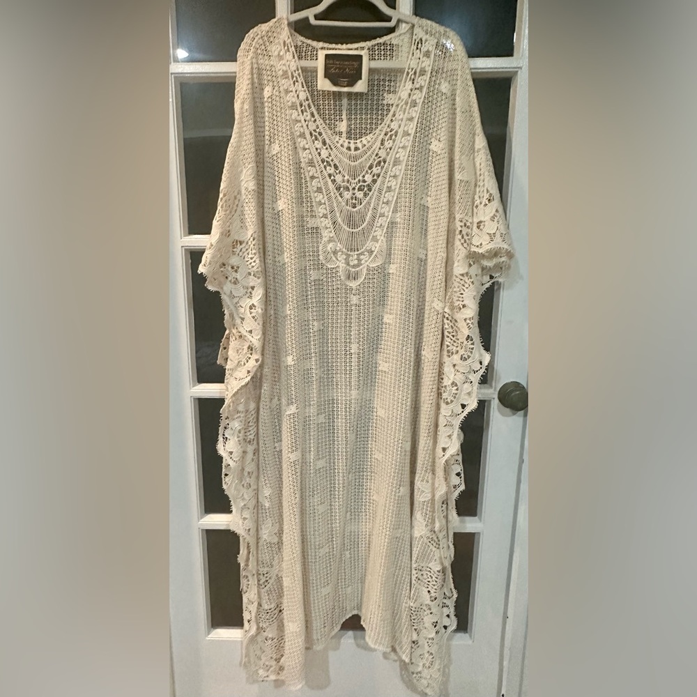 Soft Surroundings Label Noir long tunic. Oversized size L/XL and 100% cotton.